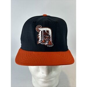 Vintage Detroit Tigers Hat Cap Snap Back New Era Pro Model Embroidered Logo USA